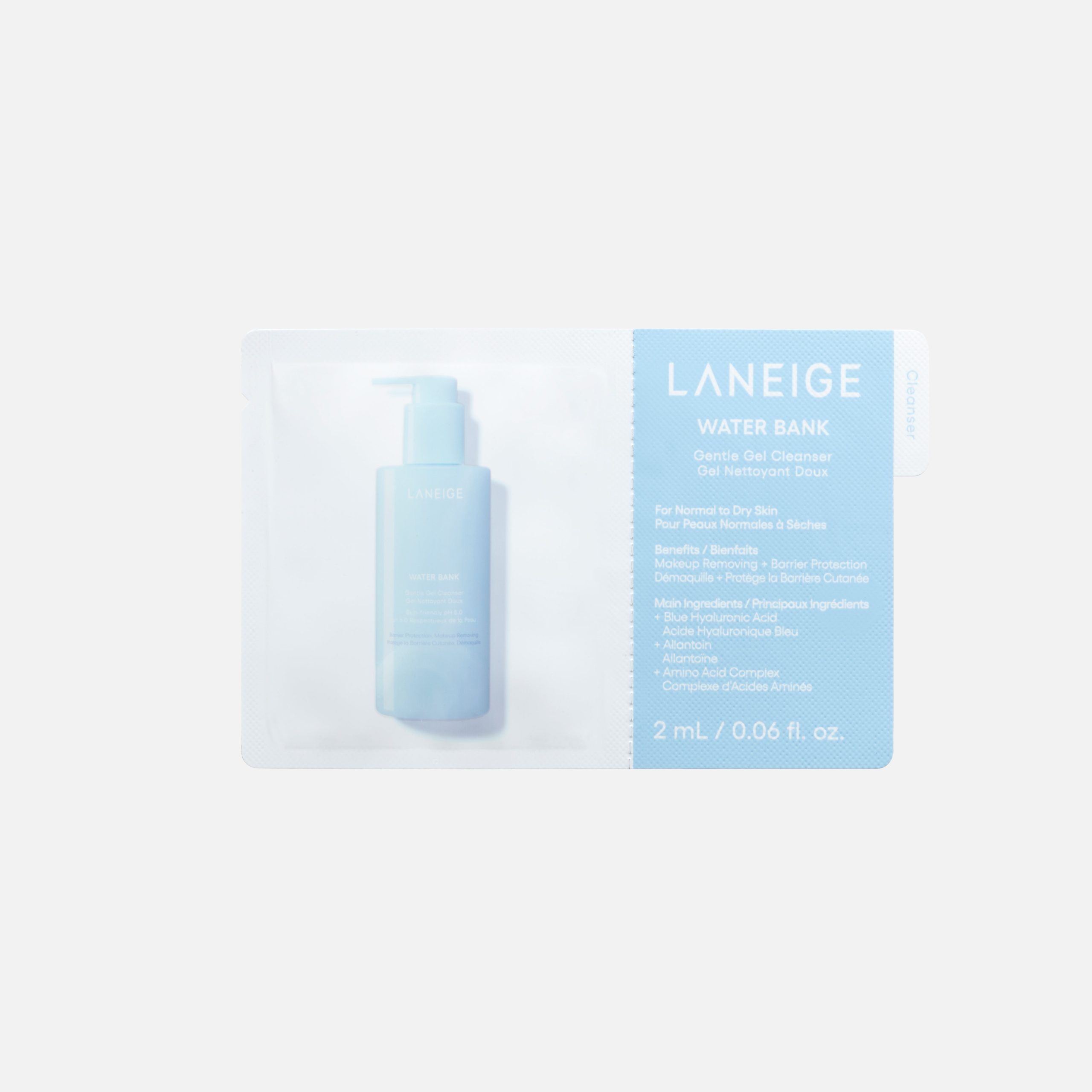 Water Bank Gentle Gel Cleanser (2mL)